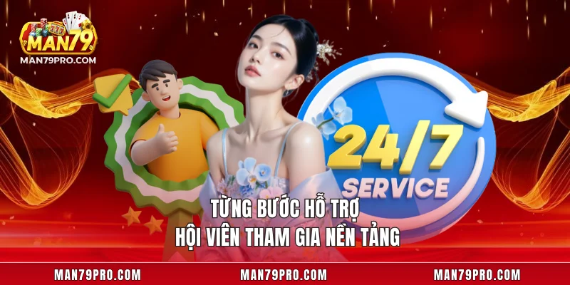 Từng bước hỗ trợ hội viên tham gia nền tảng